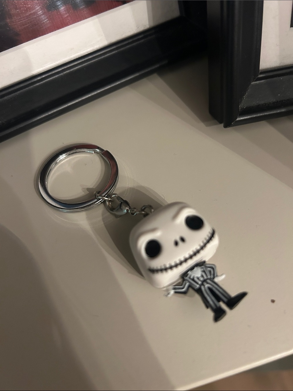 Nightmare before Christmas Bone Daddy Skull Keychain